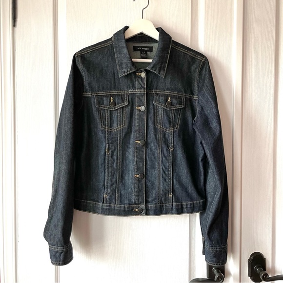 Jackets & Blazers - Joe Fresh Dark Jean Jacket